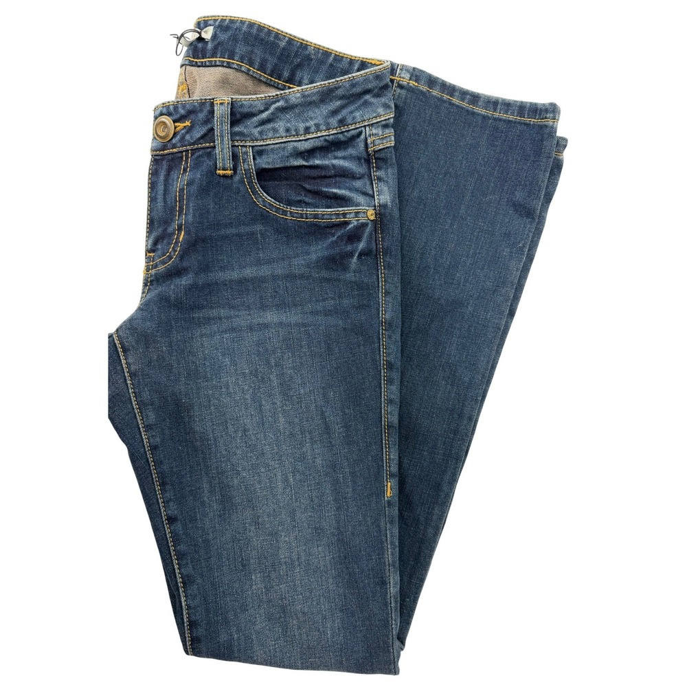 Cabi Blue Moon Indie Jeans Womens Size 2 Dark Wash Straight Leg Stretch Denim